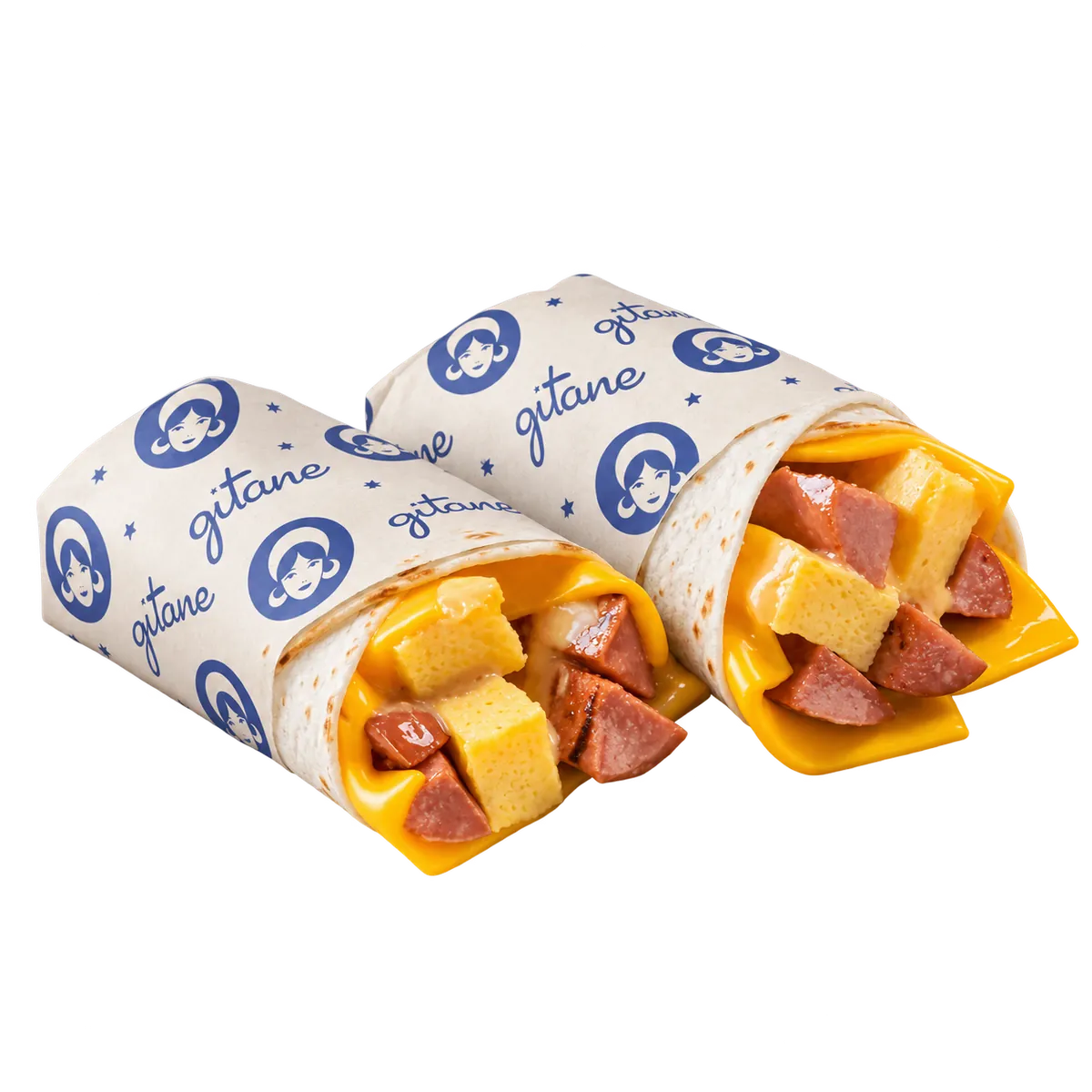 Burrito de salchicha y huevo de gitane